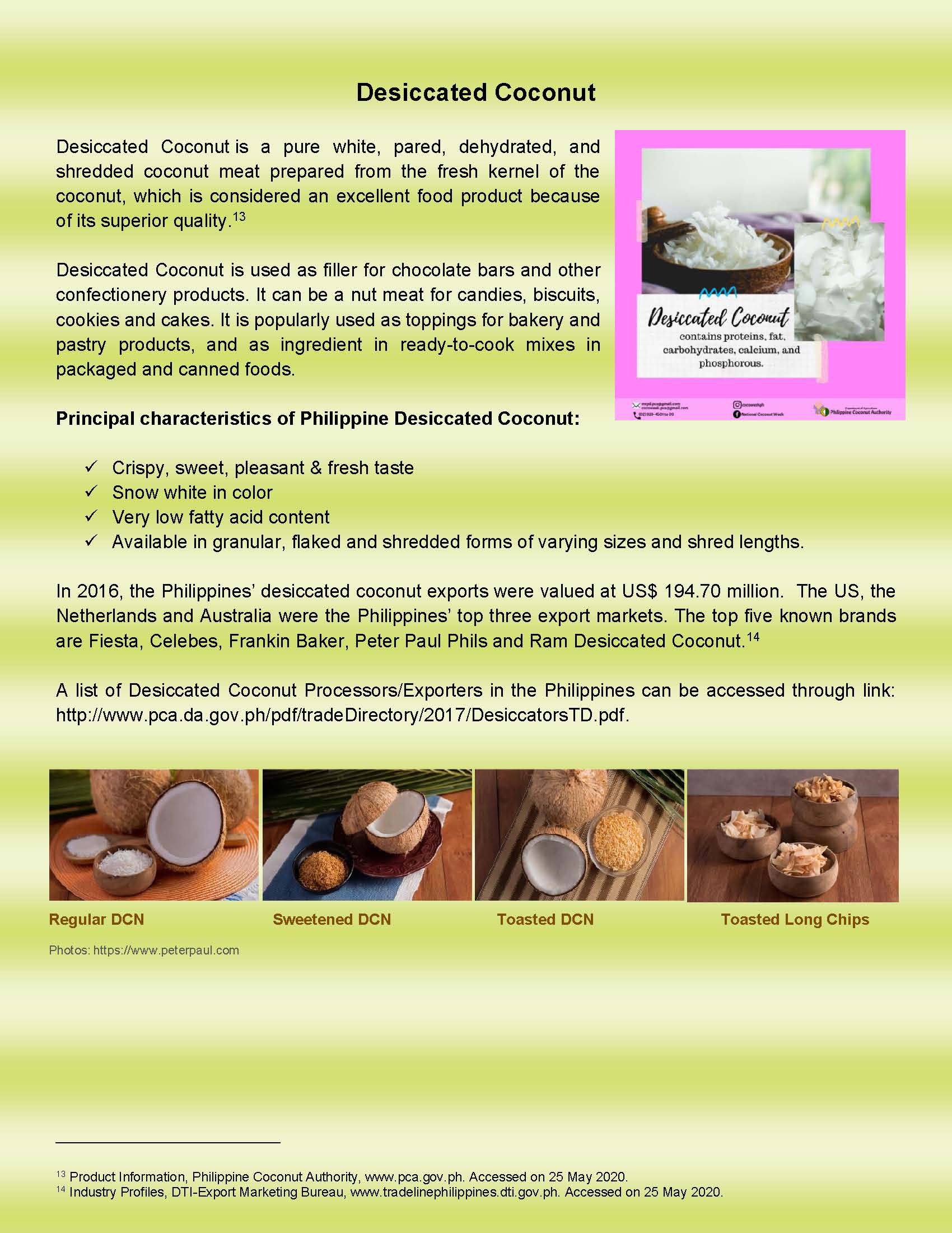 Desiccated Coconut Vancouver Philippines Consulate General