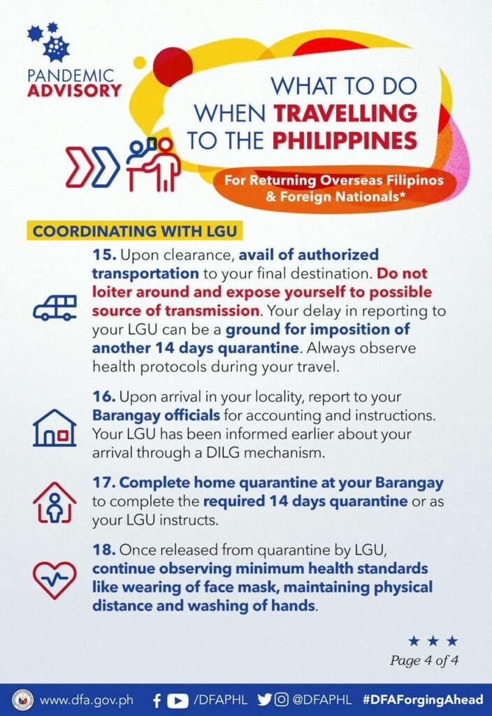 philippines travel advice gov.uk