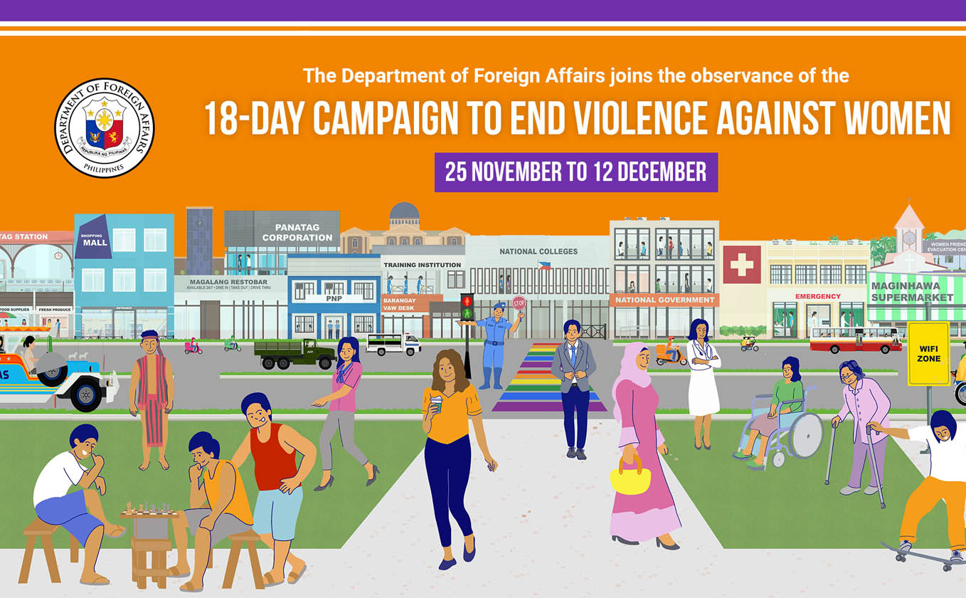 18Day Campaign to End Violence Against Women, 25 November to 12