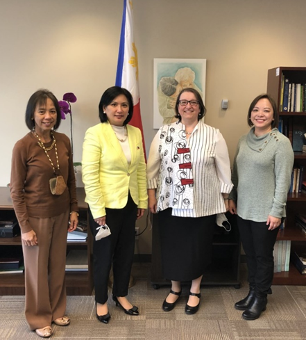 UNIVERSITY OF SANTO TOMAS DEAN OF COLLEGE OF NURSING  MEETS WITH COUNTERPARTS IN BRITISH COLUMBIA
