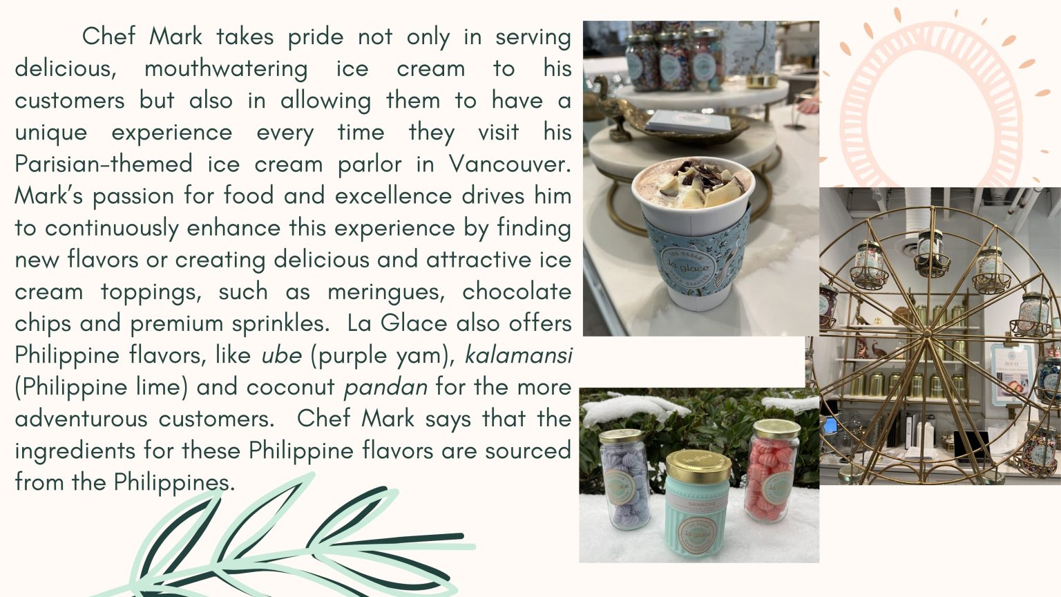 La Glace Ice Cream, Vancouver's Best Vancouver Philippines Consulate