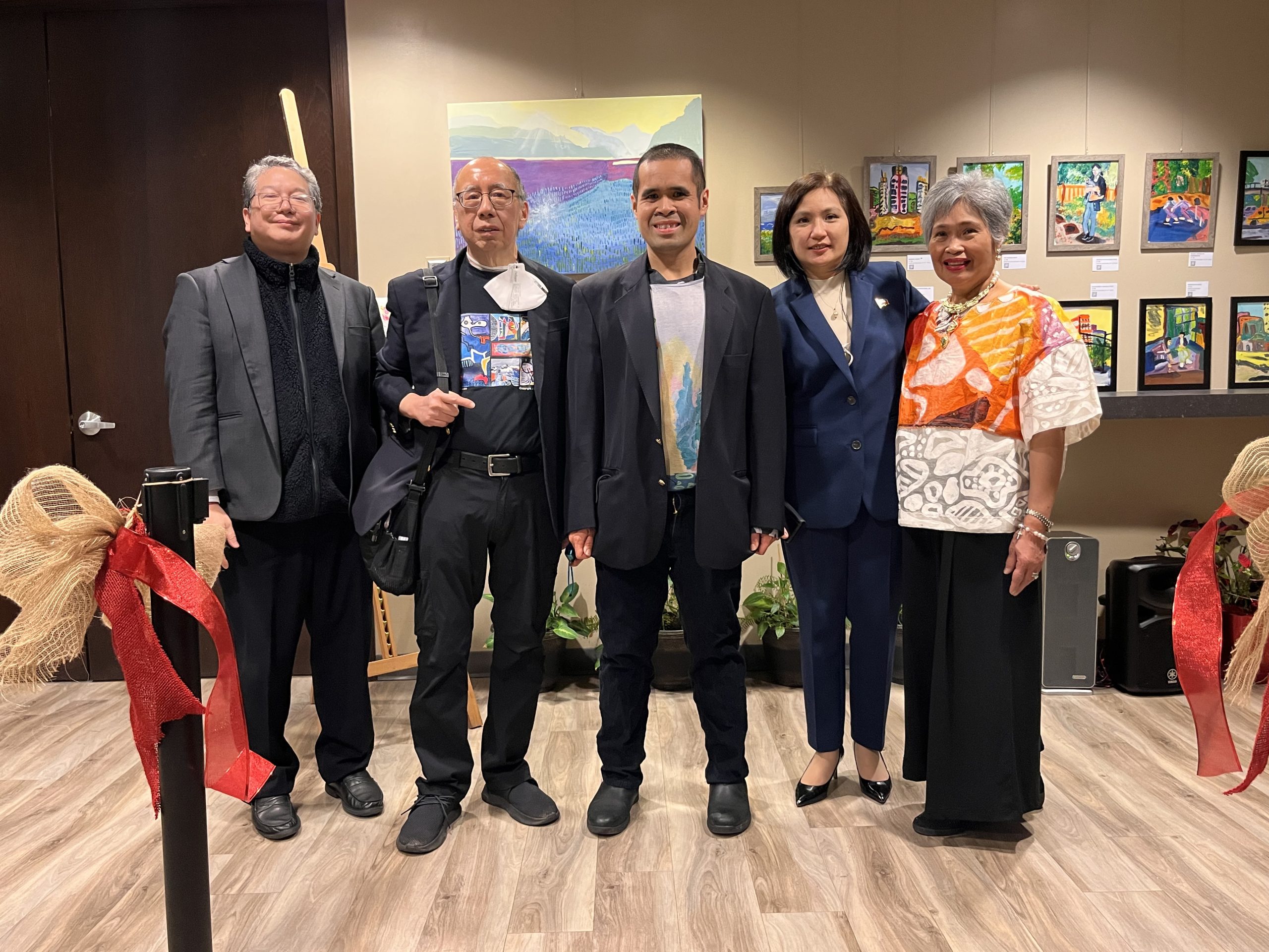 Philippine Consulate General in Vancouver Opens “Mindscapes” the First Solo Art Exhibit of the Year by Artist J.A. Tan
