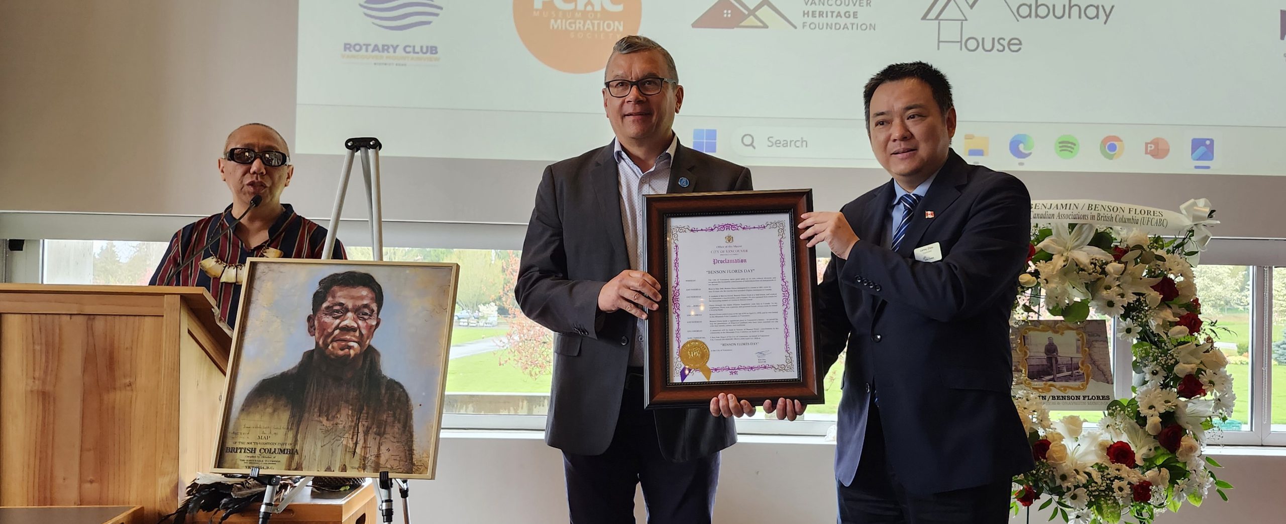 Filipino Community Honors Canada’s First Known Filipino Settler, Benson Flores, in Commemoration of the 75th Anniversary of Philippines-Canada  Diplomatic Relations