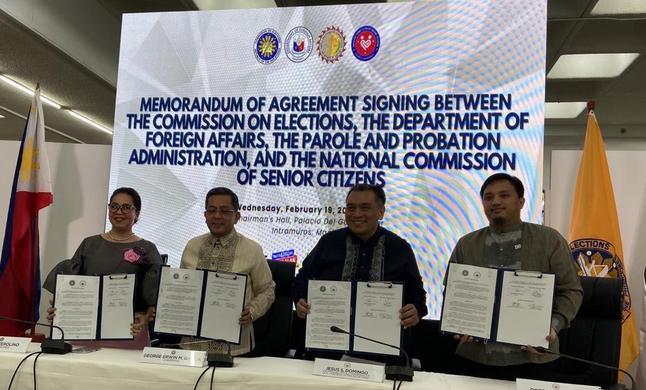 Philippine Envoys in Canada Witnessed MOU Signing Between DFA and COMELEC and Held Dialogue with COMELEC Officials