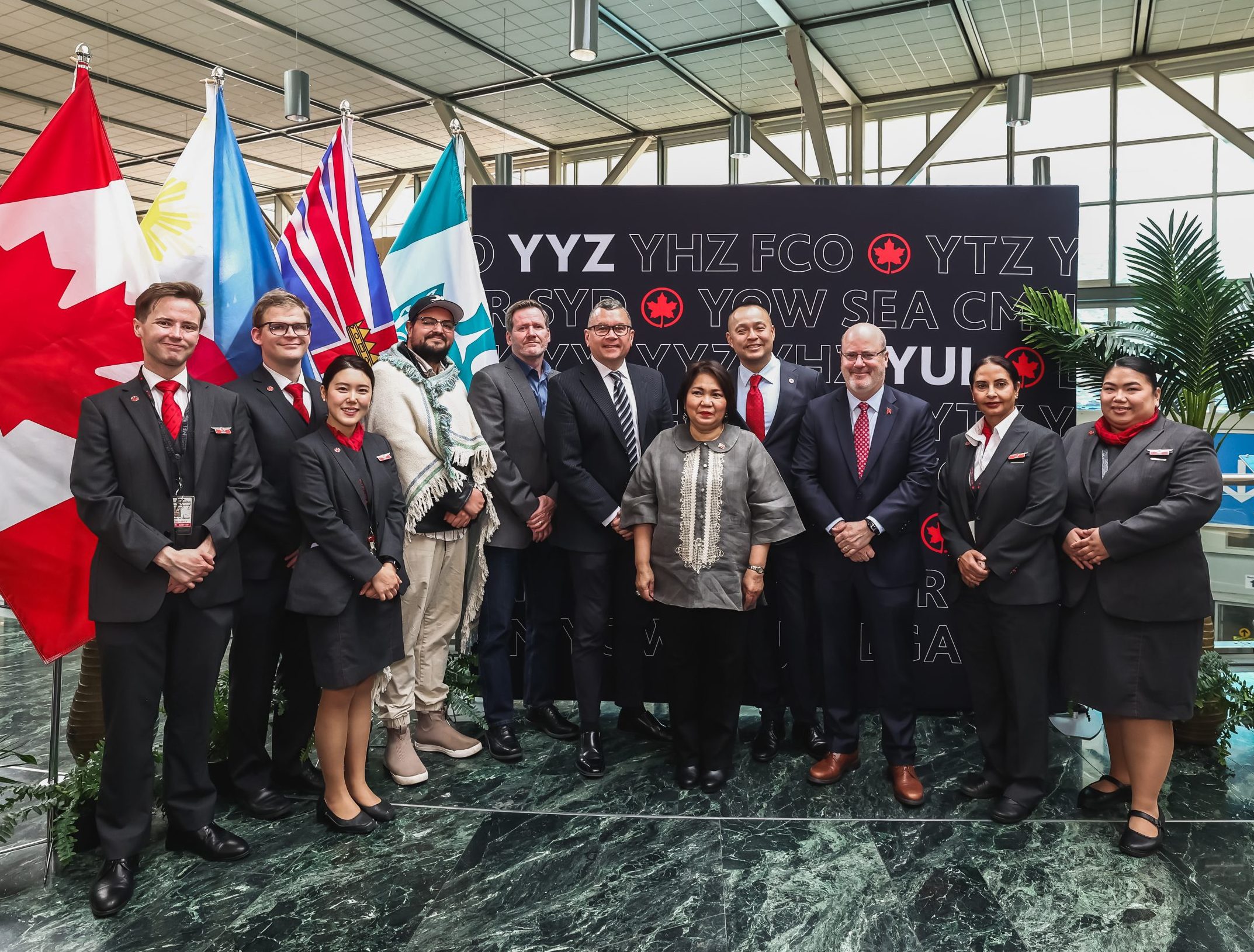 Vancouver PCG Attends the Launch of Air Canada’s Inaugural Direct Flight to the Philippines