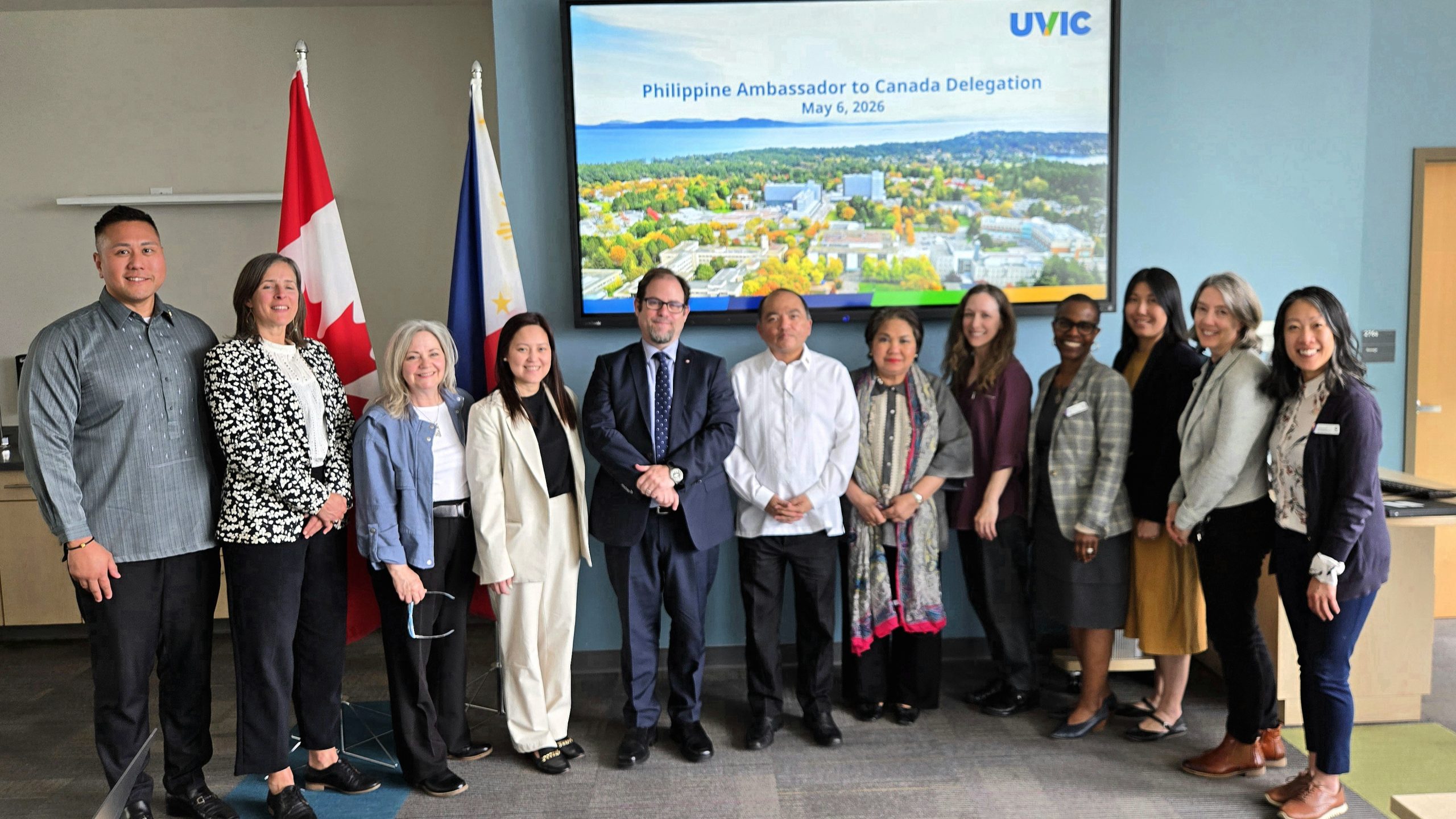 Philippine Consulate General in Vancouver Deepens Academic Engagement with the University of Victoria during Ambassador Jose Victor Chan-Gonzaga’s Official Visit to Victoria
